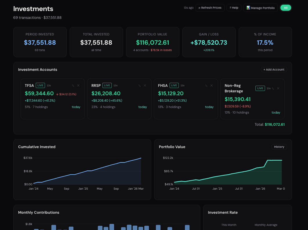Investment Tracking
